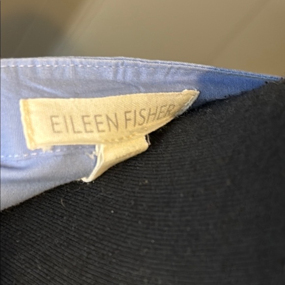 Eileen Fisher Women’s XL Blue Casual Button Down Shirt Relaxed Fit - Picture 2 of 4